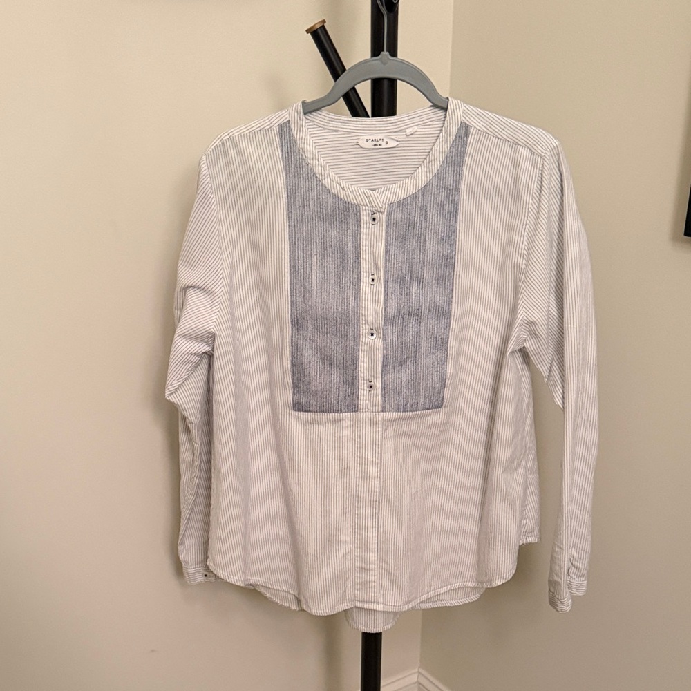 Striped Long Sleeve Blouse